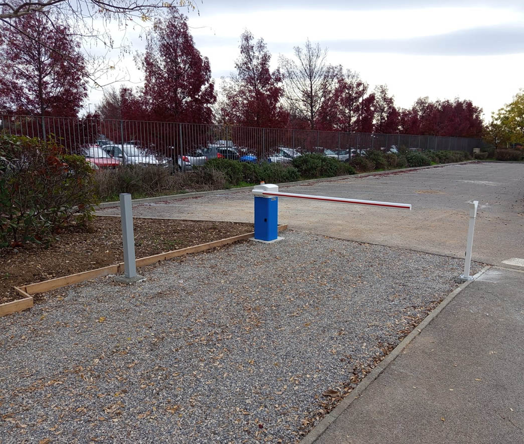 Barrière d'accès — sortie Hôpital de Manosque
